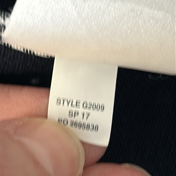 J. Crew Navy Blue double breasted Majesty Peacoat size 4 cotton - Picture 7 of 7